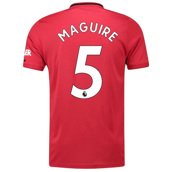 Camiseta Manchester United NO.5 Maguire Replica Primera Ropa 2019/20 Rojo